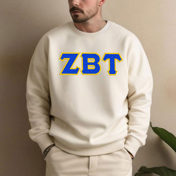  Zeta Beta Tau - 2 Day Ship Twill Crewneck Sweatshirt 