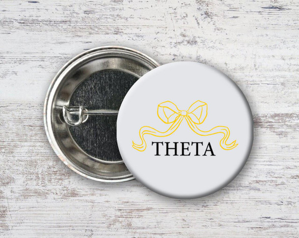  Kappa Alpha Theta Nickname Bow Pin Buttons 