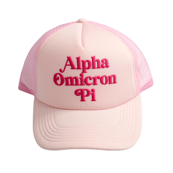 Alpha Omicron Pi New Trucker Caps