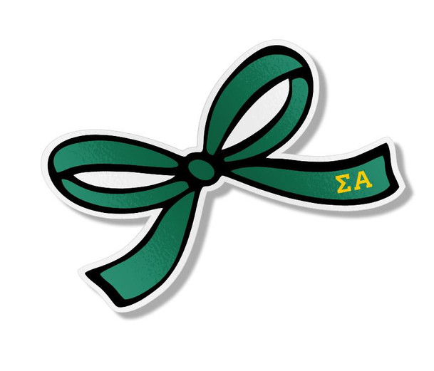  Sigma Alpha Pretty Bow Decal 