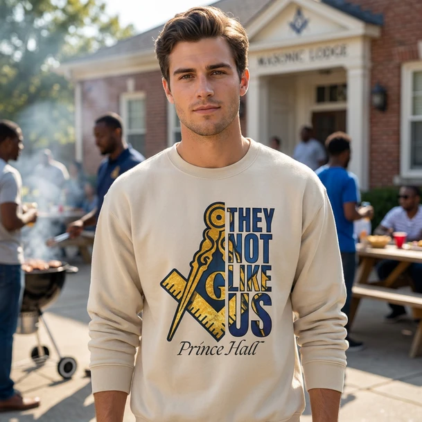 They Not Like Us Mason Prince Hall Crewneck Sweatshirts