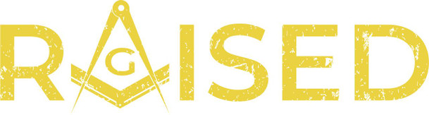  Raised Mason / Freemason Decal Sticker 