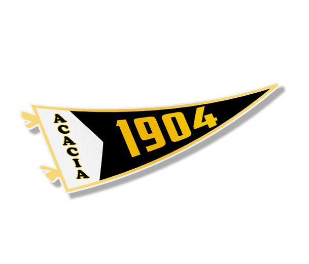  Fraternity Pennant Sticker 