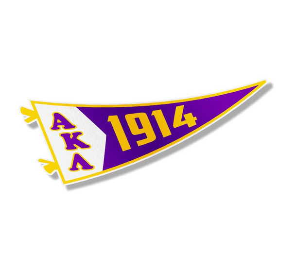  Alpha Kappa Lambda Pennant Sticker 