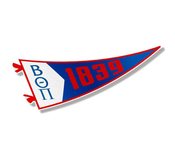  Beta Theta Pi Pennant Sticker 