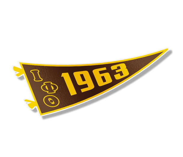  Iota Phi Theta Pennant Sticker 
