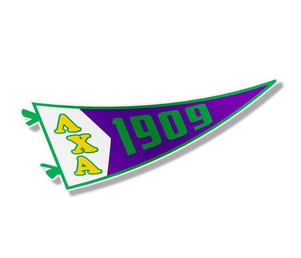  Lambda Chi Alpha Pennant Sticker 