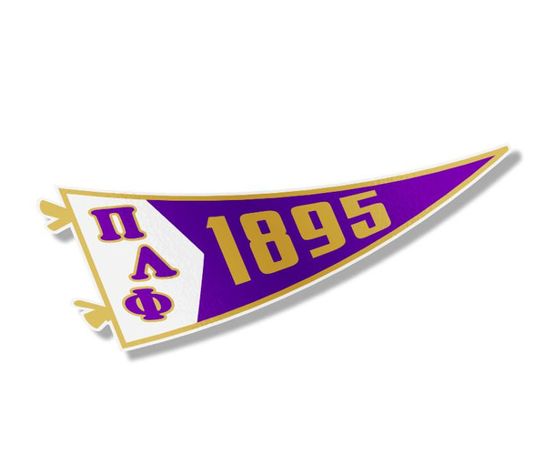  Pi Lambda Phi Pennant Sticker 