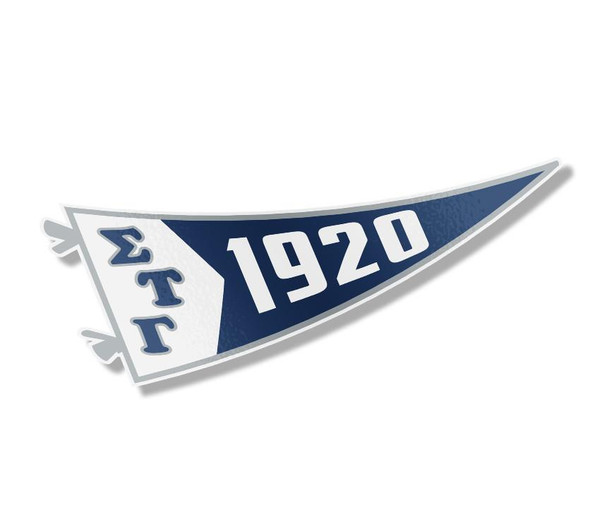  Sigma Tau Gamma Pennant Sticker 
