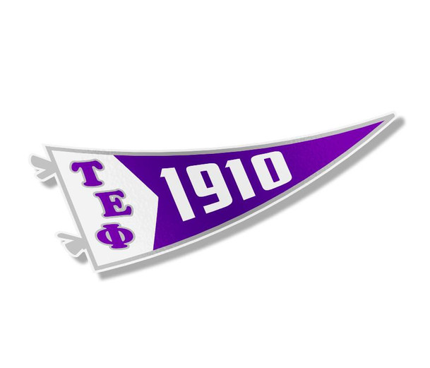  Tau Epsilon Phi Pennant Sticker 