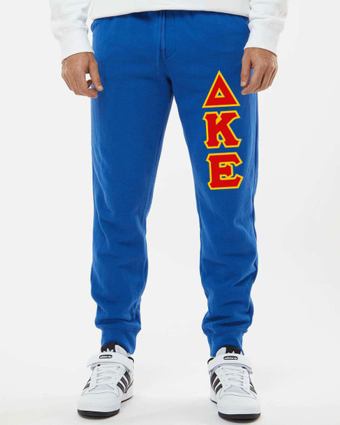  Delta Kappa Epsilon Lettered Fleece Pants 