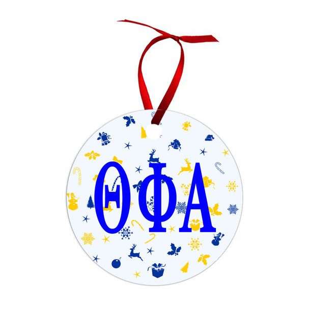 Theta Phi Alpha Holiday Cheer Christmas Ornaments