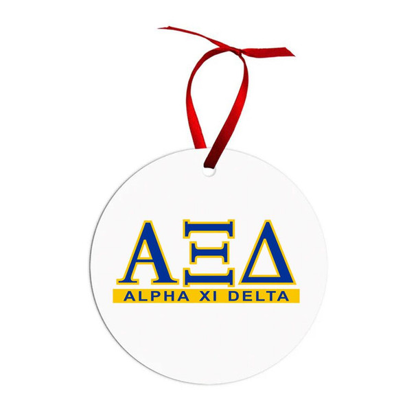  Alpha Xi Delta Classic Christmas Ornaments 