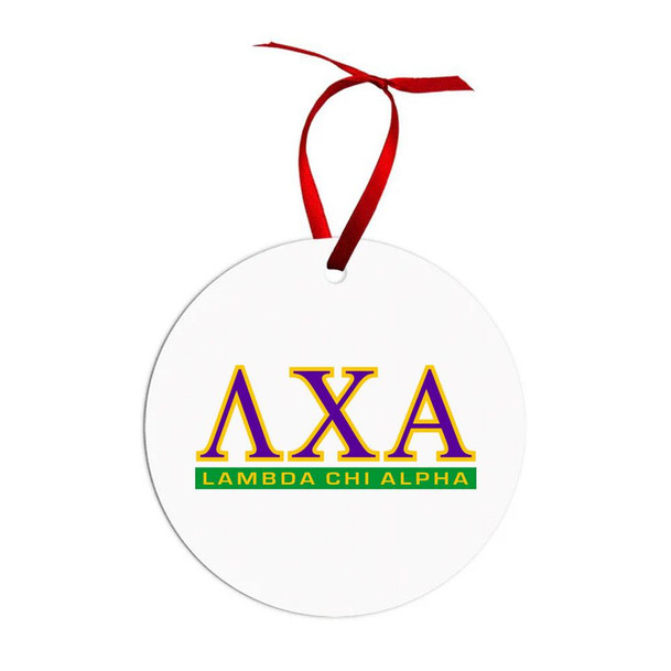  Lambda Chi Alpha Classic Circle Ornaments 