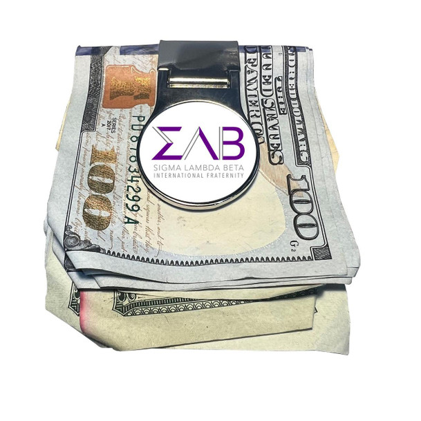  Sigma Lambda Beta Logo Money Clip 