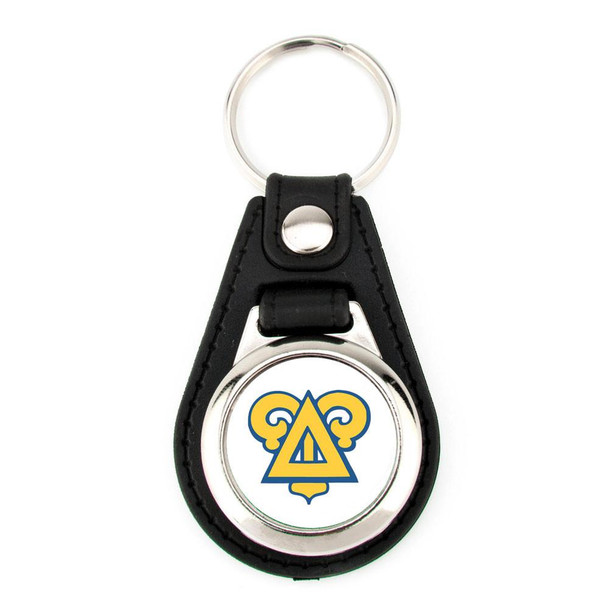  Delta Upsilon Leatherette Teardrop Key Chain 