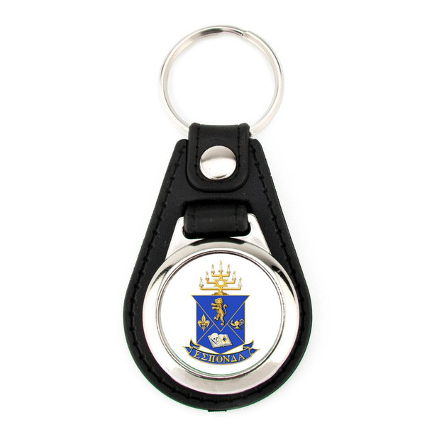  Alpha Epsilon Pi Leatherette Teardrop Key Chain 