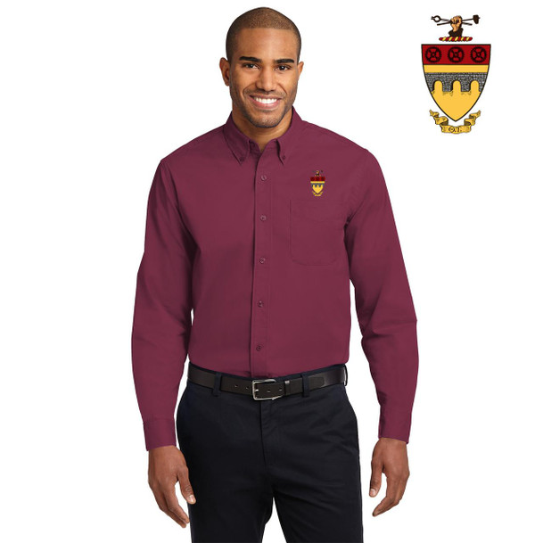  DISCOUNT - Theta Tau Long Sleeve Oxford 