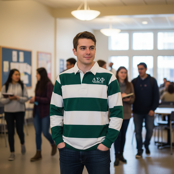 Delta Sigma Phi Classic Rugby Shirt