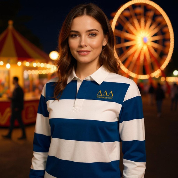 Delta Delta Delta Classic Rugby Shirt