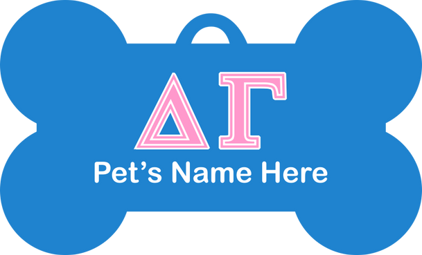 Delta Gamma Pet Tag