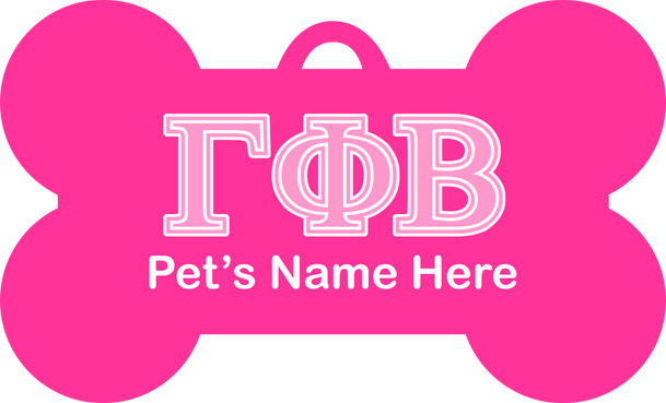 Gamma Phi Beta Pet Tag