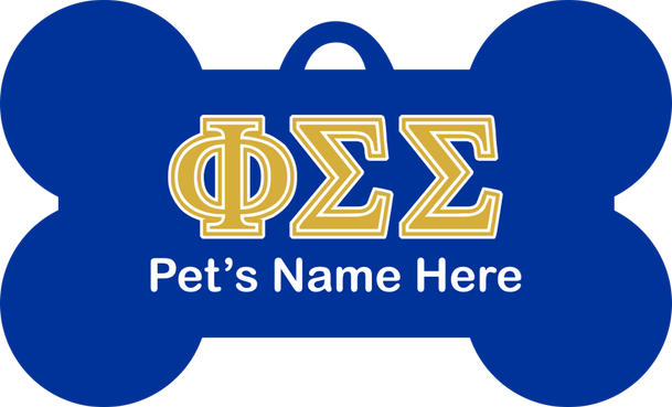 Phi Sigma Sigma Pet Tag
