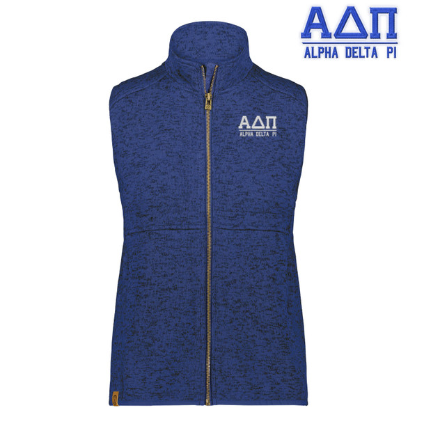 Alpha Delta Pi Alpine Sweater Fleece Vest