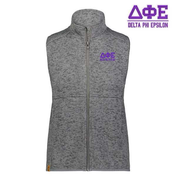 Delta Phi Epsilon Alpine Sweater Fleece Vest