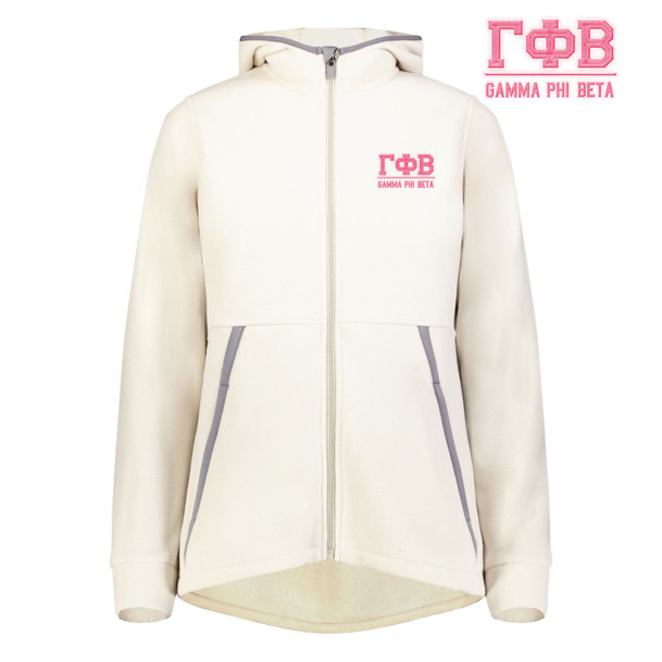 Gamma Phi Beta Chill Full Zip Hoodie