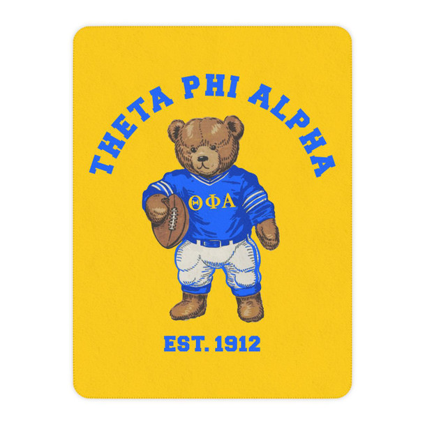  Theta Phi Alpha Teddy Bear Sherpa Blanket - Giant Size! 