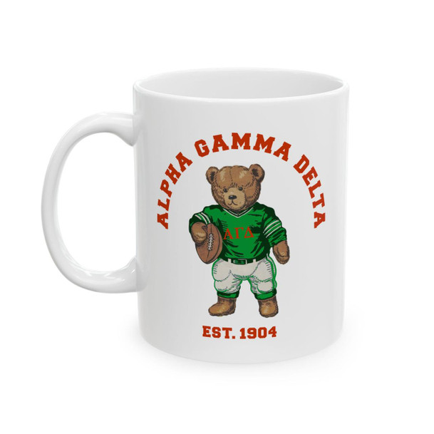  Alpha Gamma Delta Teddy Bear Coffee Mugs 