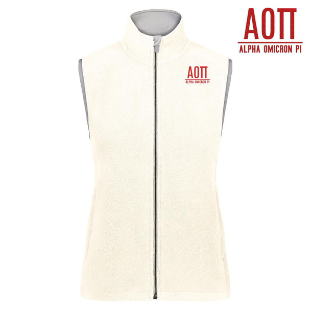  Alpha Omicron Pi Chill Fleece Vest 