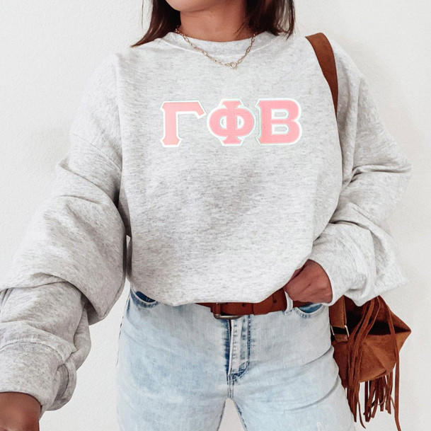  Gamma Phi Beta - 2 Day Ship Twill Crewneck Sweatshirt 