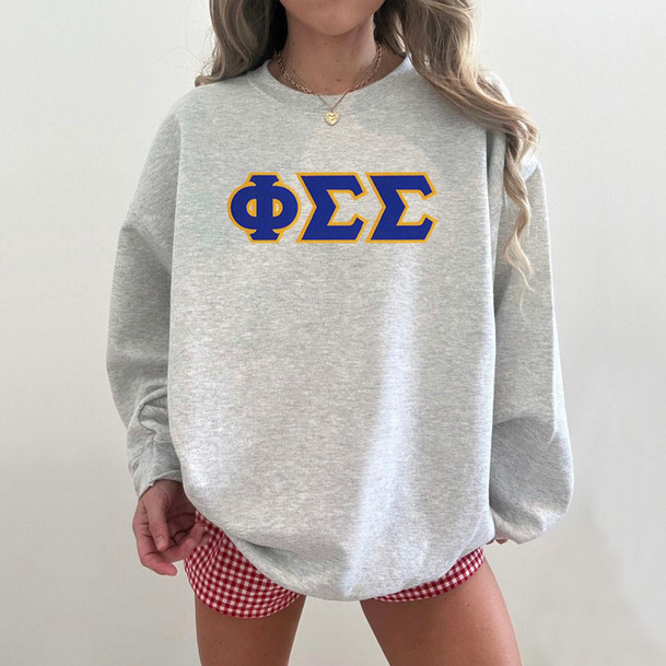  Phi Sigma Sigma - 2 Day Ship Twill Crewneck Sweatshirt 