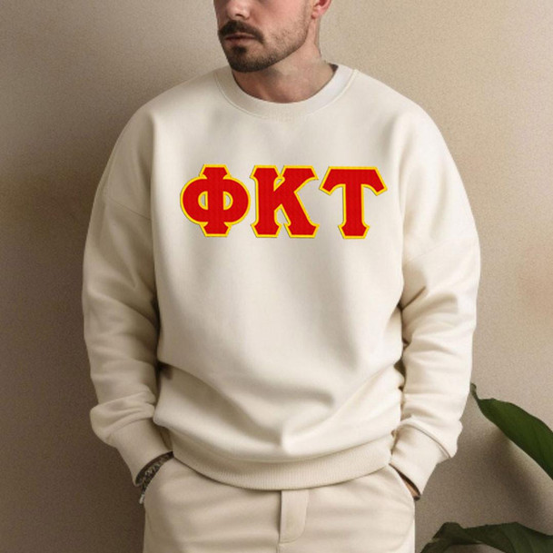  Phi Kappa Tau - 2 Day Ship Twill Crewneck Sweatshirts 