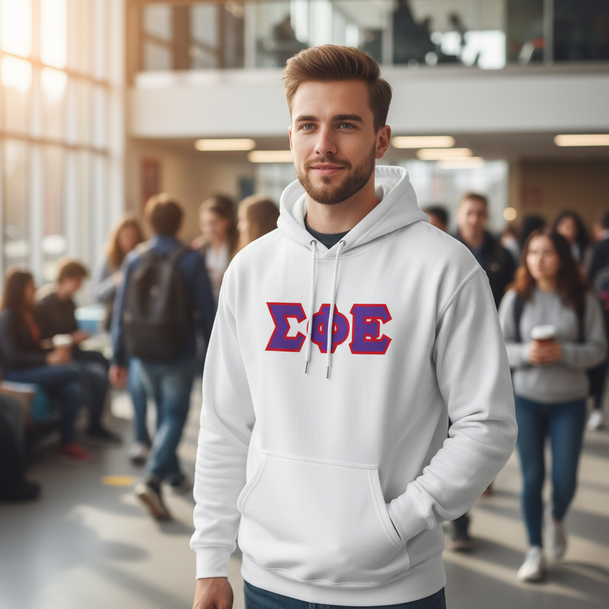 Sigma Phi Epsilon - 2 Day Ship Twill Hooded Sweatshirts