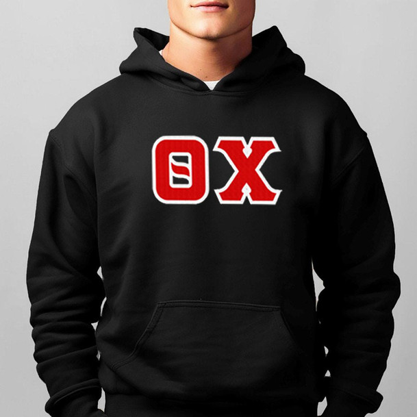  Theta Chi - 2 Day Ship Twill Hooded Sweatshirts 