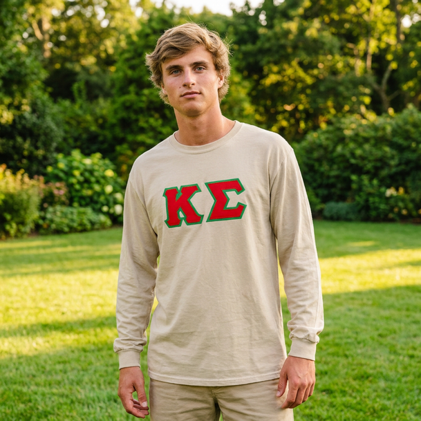 Kappa Sigma - 2 Day Ship Twill Long Sleeve Tees