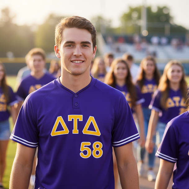Delta Tau Delta Cutter Henley Jersey