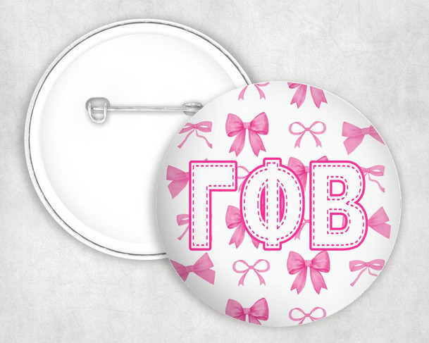  Gamma Phi Beta Multi Bows Pin Buttons 