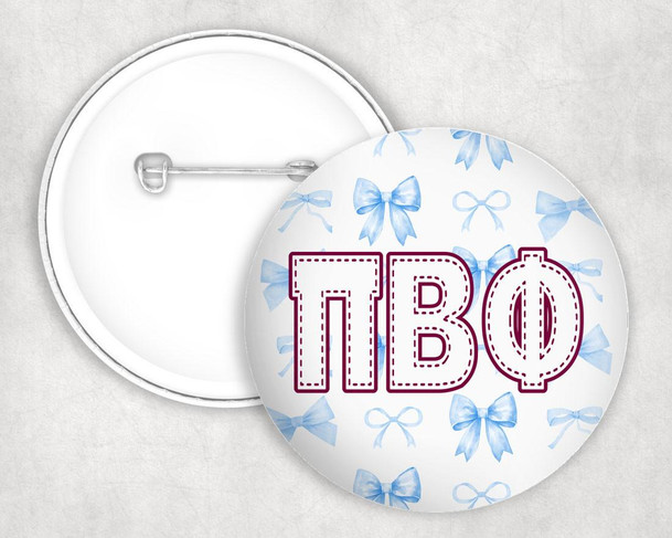  Pi Beta Phi Multi Bows Pin Buttons 