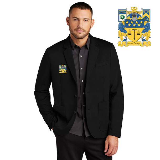  DISCOUNT-Delta Upsilon Crest - Shield Blazer 