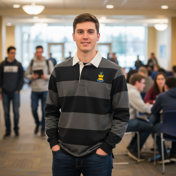 Acacia Classic Crest Rugby Shirt