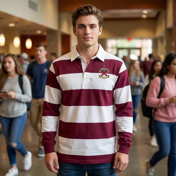 Alpha Chi Rho Classic Crest Rugby Shirt