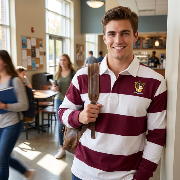Phi Kappa Theta Crest Rugby Shirt