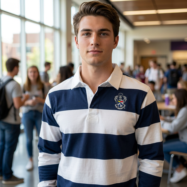 Sigma Tau Gamma Crest Rugby Shirt