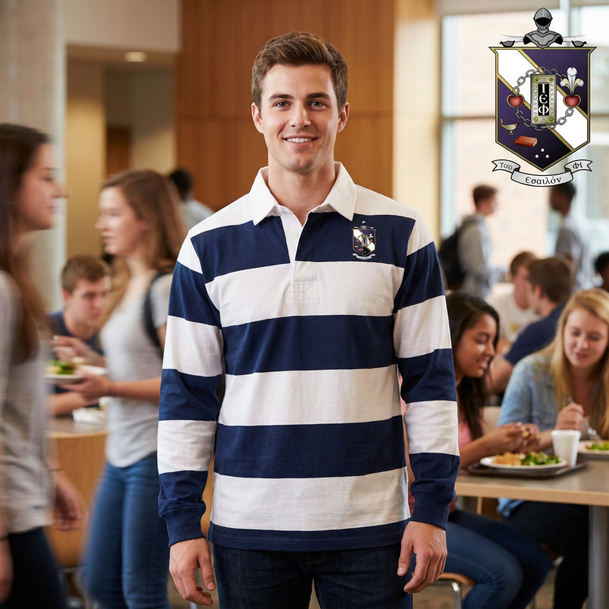 Tau Epsilon Phi Crest Rugby Shirt