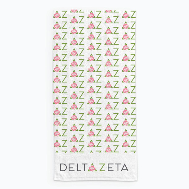 Sorority Shop Delta Zeta New Beach Towel 