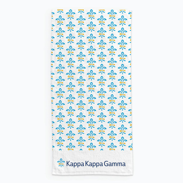 Sorority Shop Kappa Kappa Gamma New Beach Towel 